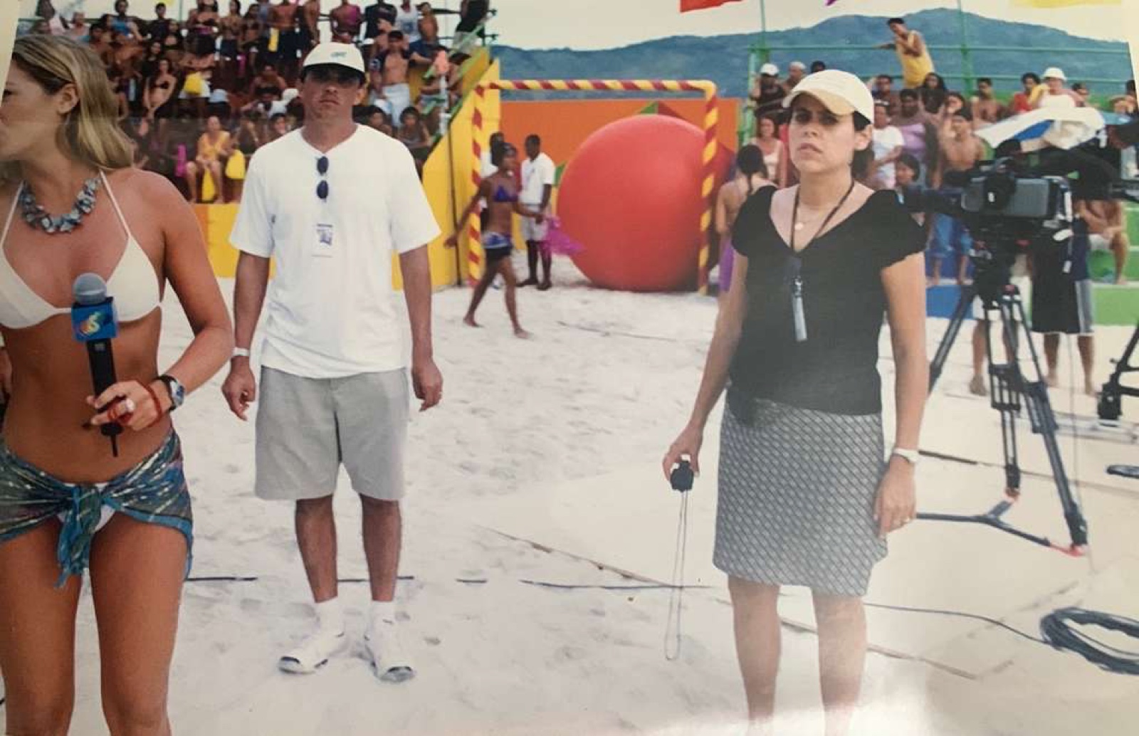 Flávia da Matta nos bastidores