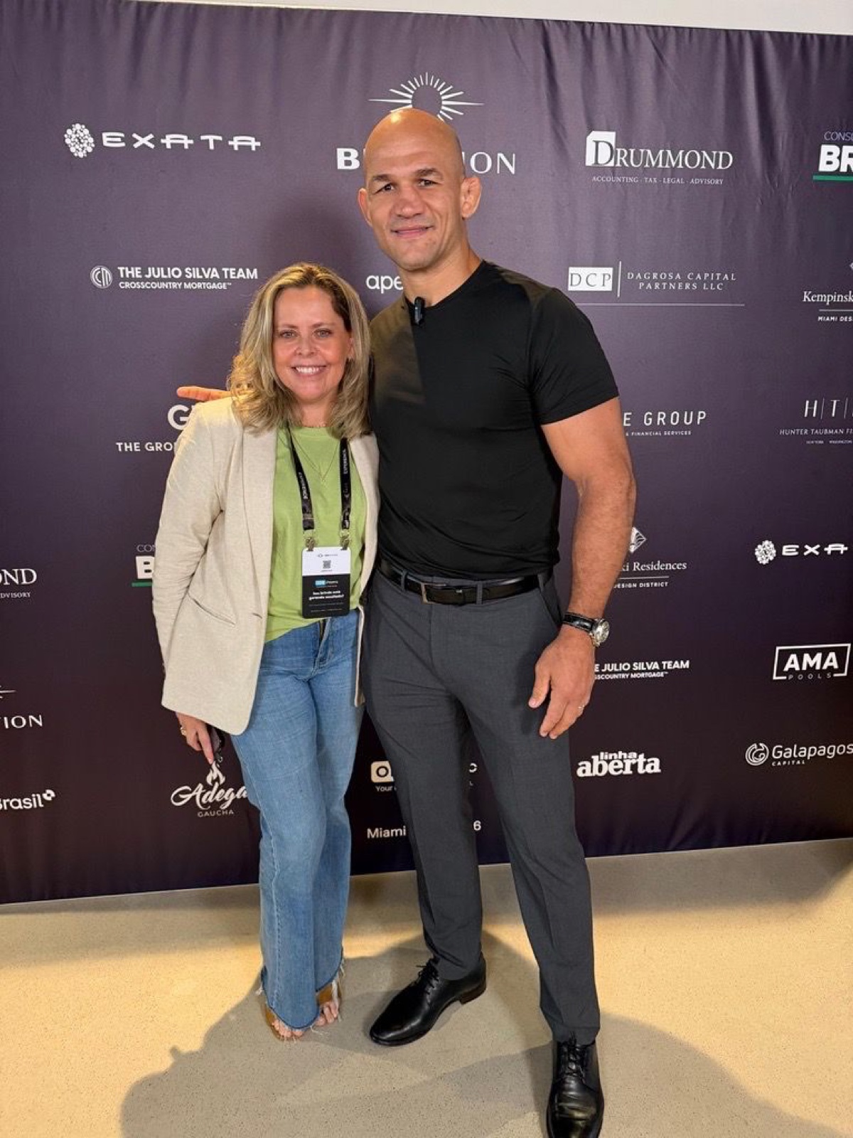 Flávia da Matta em evento